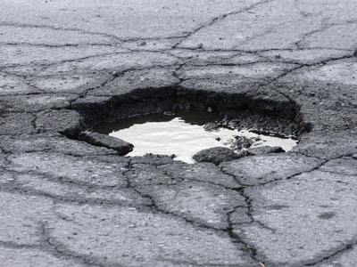 Potholes Pack a Powerful Punch pothole Potholes Pack a Powerful Punch